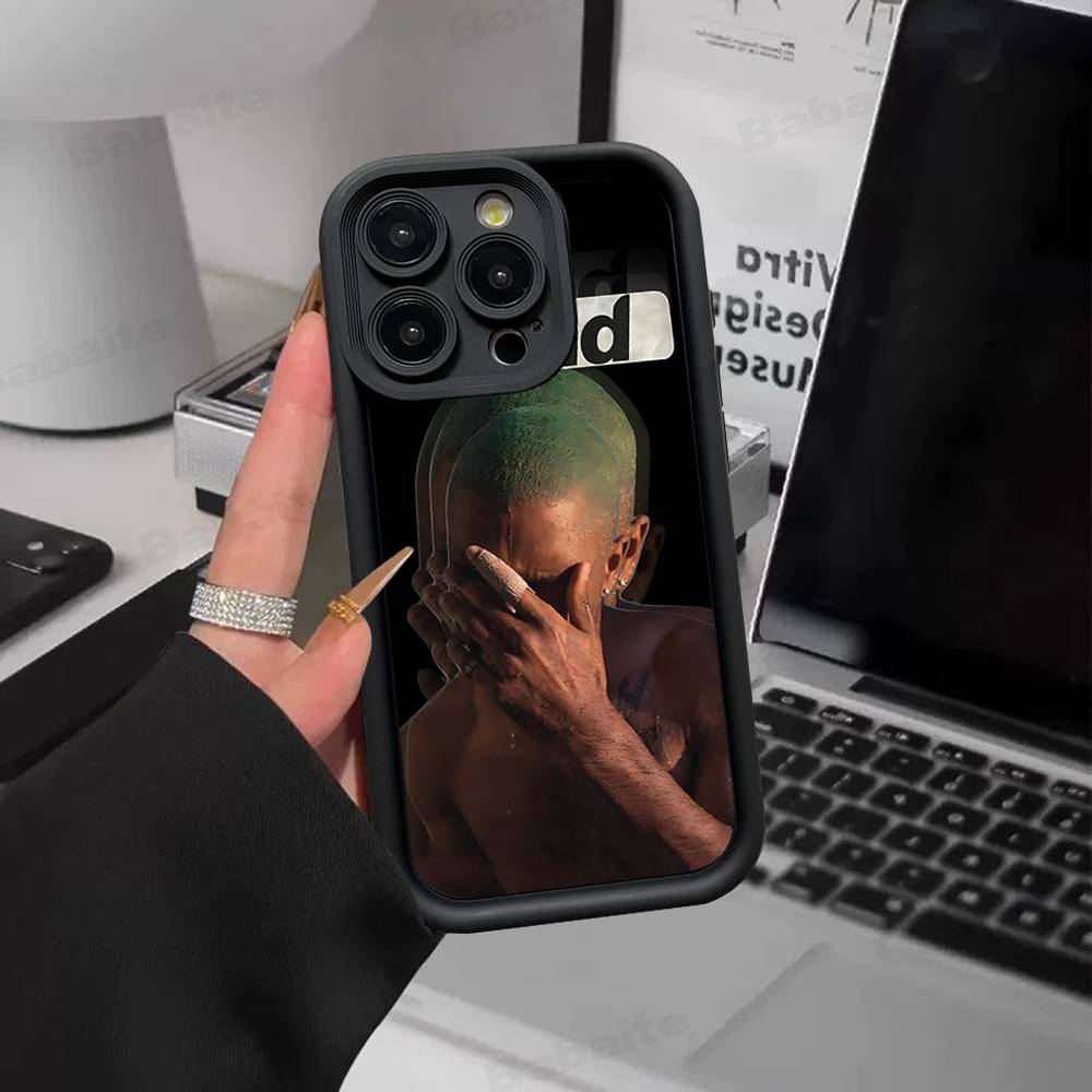 F-Frank Singer Ocean Silicone Soft Phone Case For IPhone 17 16 14 13 12 11 15 Pro Max Plus Air Cover