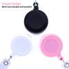 Office Supplies Exhibition Badge Holder ID Name Card Pull Buckle Retractable Badge Reel Badge Clip