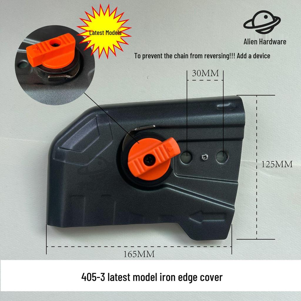 Overlord Chainsaw Chain Adjuster & Anti-Kickback Guide Plate Cover