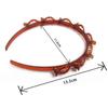 Material Hair Clip Multi-Layer Hollow Woven Twist Plait Headband Double Bangs Hairstyle Hairpin