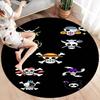 One Piece Round Area Rug Carpet Rug For Living Room Bedroom Sofa Playroom Decor Nonslip Floor Mat