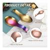 uxcell Spoon Rest 10.6x3.7 Inch Heat Resistant Stainless Steel Spoon Holder Kitchen Utensil Rest for Stovetop for Tongs Spatulas Rose Gold