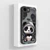 For iPhone 16E Phone Case Cute Panda Couple Funda For iPhone SE 2025 Camera Protection Back Cover Soft Liquid Silicone Protector