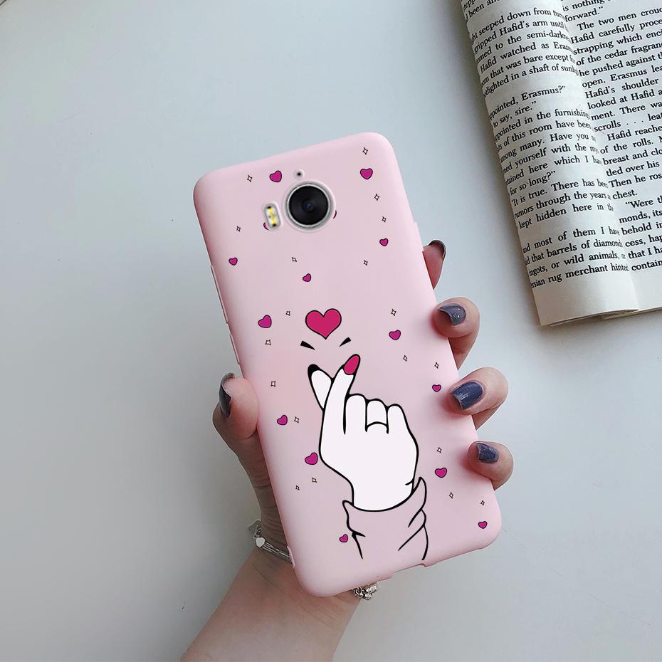 Phone Case for Huawei Y5 2017 Y6 2017 Case Mya-l22 Cases Soft Silicone for Huawei Y5 2017 Y6 2017 Cute Cartoon Back Cover fundas