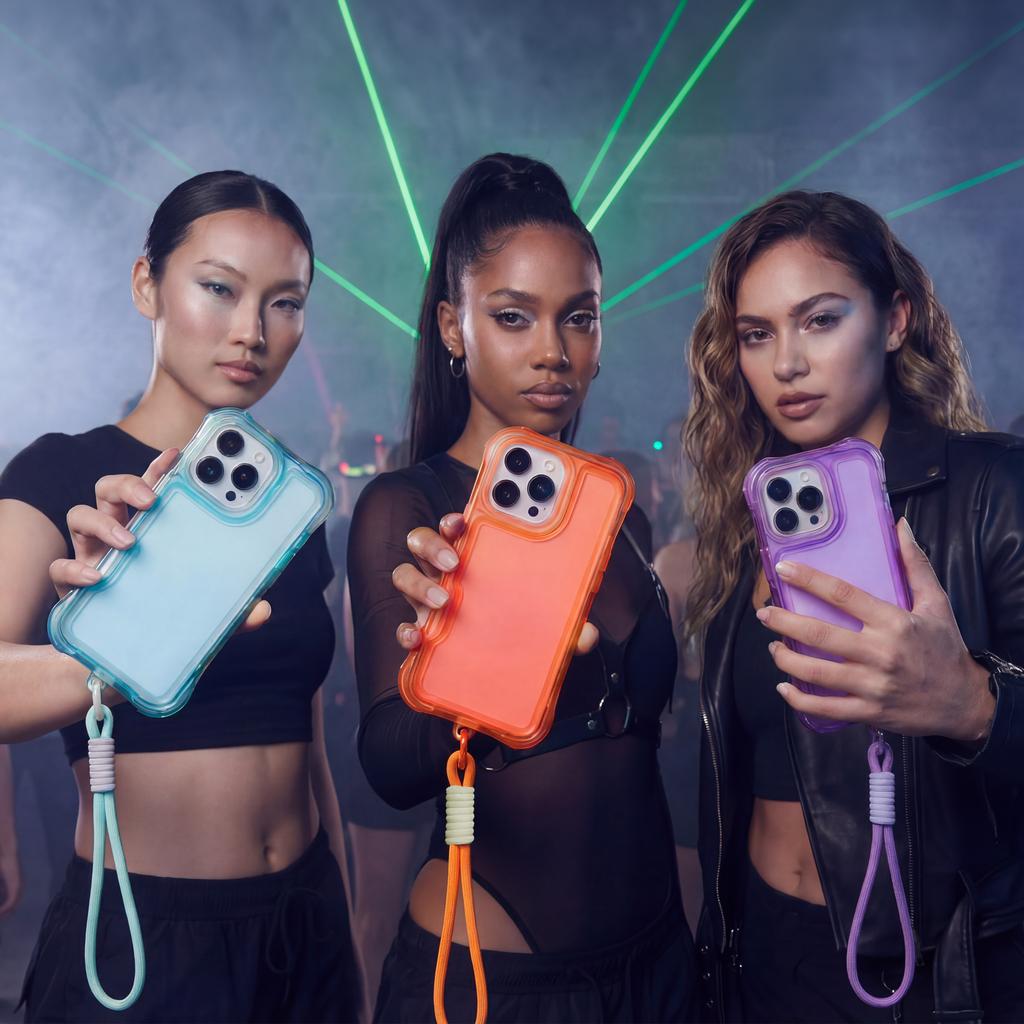Nakładka Safepop Ze Smyczą Do Iphone 12 / 12 Pro 6,1" Fioletowa