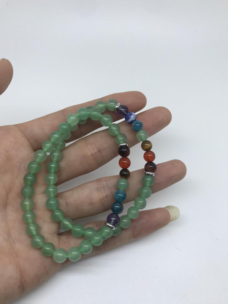 High Quality 8mm Natural Round Beads 7-Chakra Bracelet Gemstone Loose Stone Beads High Quality Stone Beads