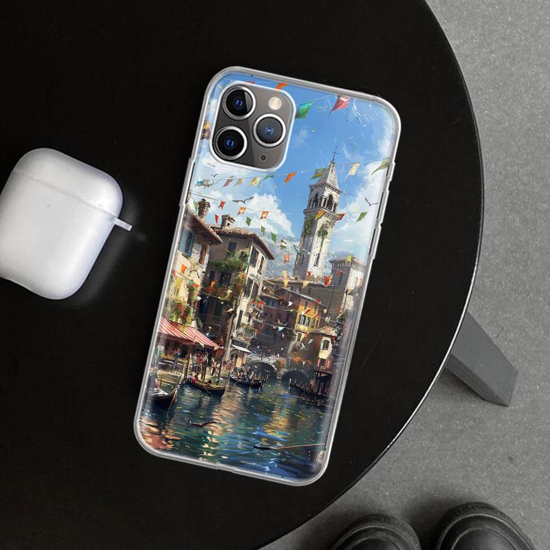 Italy Flag Phone Case Cover for iPhone 11 12 13 Mini 14 15 Plus 16 Pro Max 17 Air 7 8 + SE Art Customized Fundas 11 12 13 Mini 1