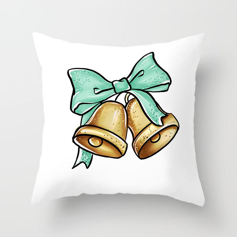 Christmas Throw Pillow Covers Holiday Home Sofa Decoration Pillow Cushion Cover