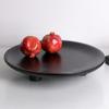 Plateau à fruits moderne et minimaliste, plateau à trois pieds, style nordique, décoration douce, rangement pour salle d'exposition