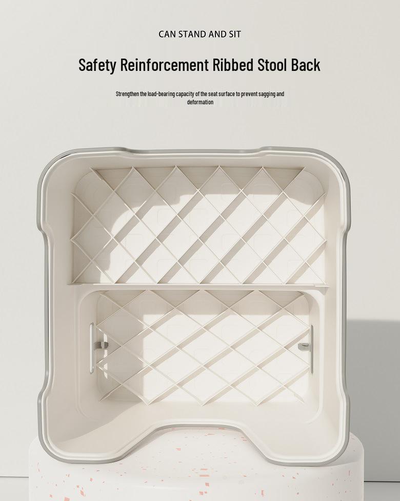 Kids' Anti-Slip Step Stool: Footrest & Washstand for Tooth Brushing