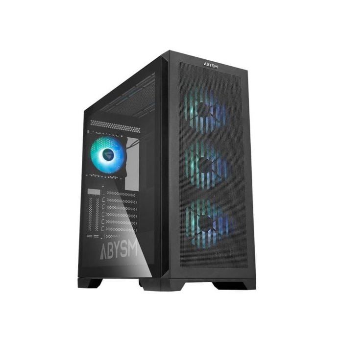 Abysm Gaming Danube Mura BX300 ARGB E-ATX Cristal Templado USB 3.2 Negra