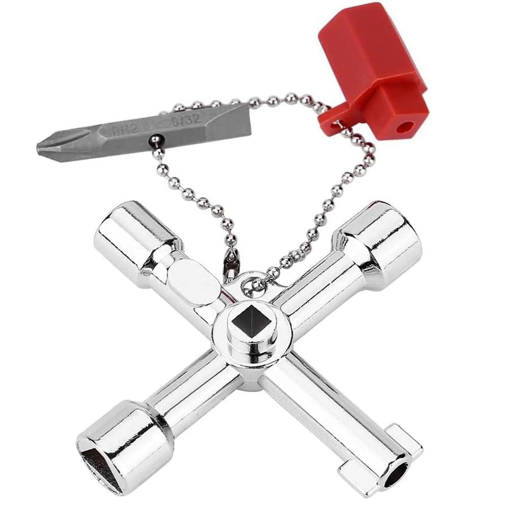 

Многофункциональный водопроводный ключ с треугольным гаечным ключом, сантехнический ключ, квадратный треугольный электрический шкаф для поезда, лифтовый шкаф