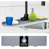 ODRAGO Silicone Kitchen Sink Splash Guard - 24.01 Inch Faucet Mat for Kitchen Sink Water - Longer Faucet Handle Drip Catcher Tray-Sink Guard for