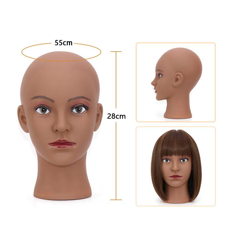 Hair Training Head Female Male Headdoll Mannequin Head Training Head For Wig Making Hairdresser Hairstylist Practice