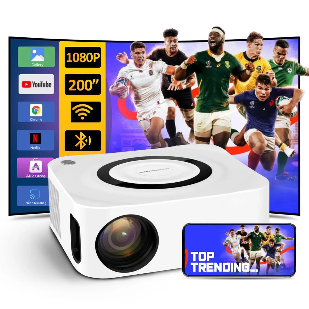 2025 Vivicine Y9 Android 11 Portable 5G WIFI Smart Home 1080P Projector