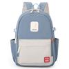 Schoolbag schoolbag girls junior high school high school students large capacity 1011 new backpack Japanese solid color soft girl backpack
