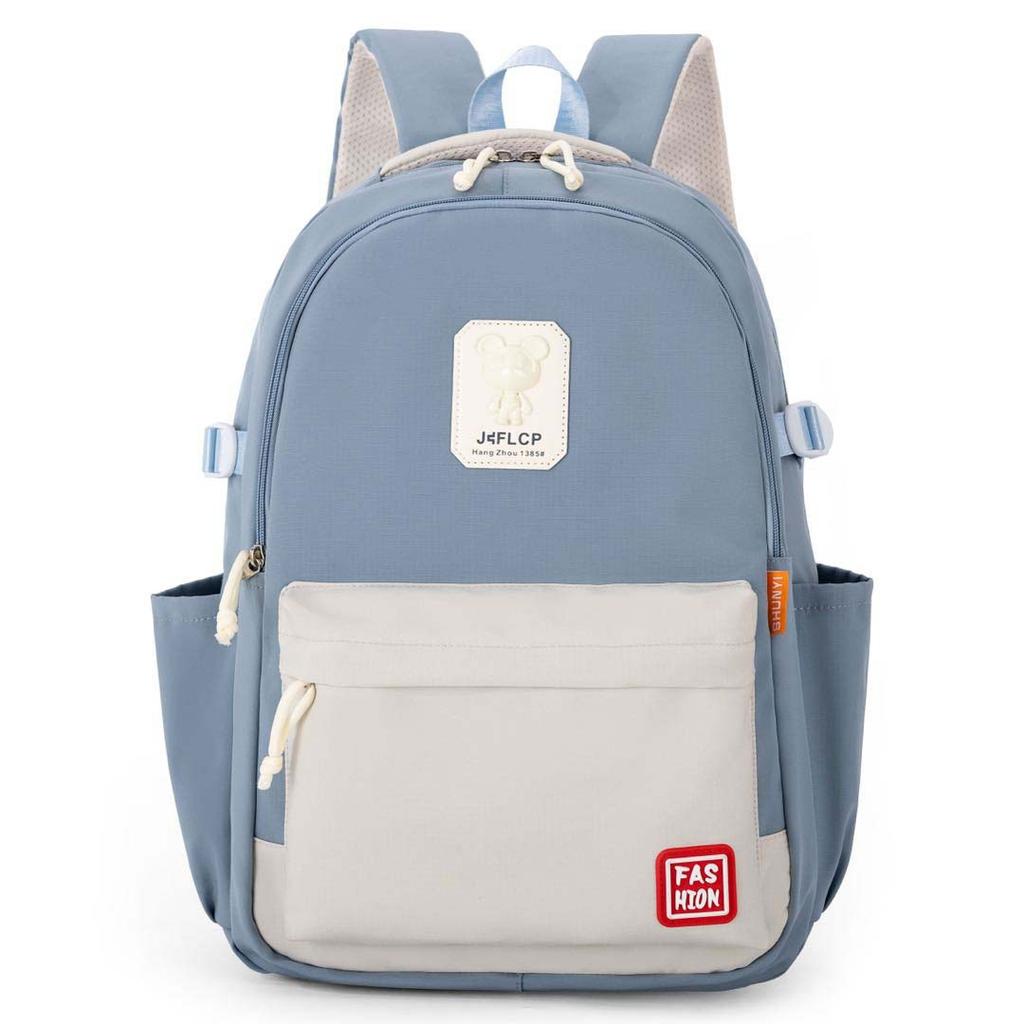 Schoolbag schoolbag girls junior high school high school students large capacity 1011 new backpack Japanese solid color soft girl backpack