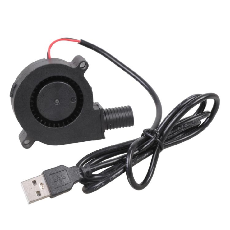 

50-мм вентилятор-воздуходувка с питанием от USB 4300 об/мин для компьютера, сервера, 3D-принтера, технических энтузиастов. Работа Plug and Play 1