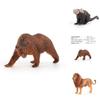 Simulation Tiger Lion Giraffe Elephant Hippopotamus Wild Animal Model Ornament For Educational Display And Collectors