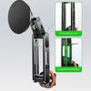 Rotatable Camera Phone Holder Cold Shoe Mount 1/4 Threaded Base For Smartphones Double Joint Adjustment System