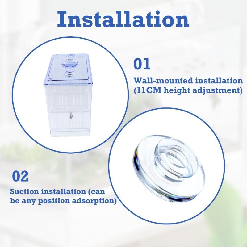 Aquarium Breeder Box for FishTank Breeding Incubator Small Fish Hatchery Fish Spawning Box Separation Tanks