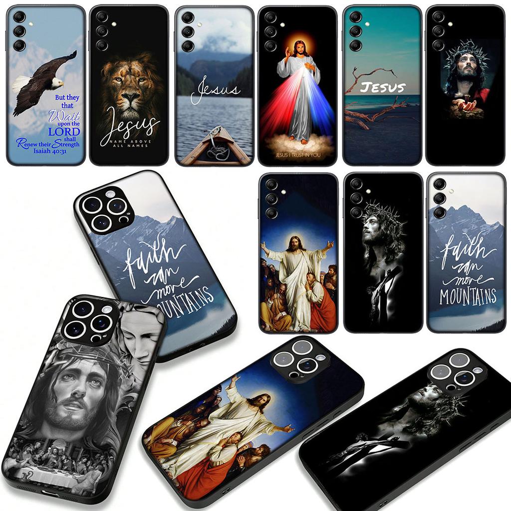 Bible Verse Faith Christian Jehovah God Jesus Phone Case for Apple iPhone 17 16 15 11 Pro XS Max XR 6 7 8 Plus + SE 2020 5 16E