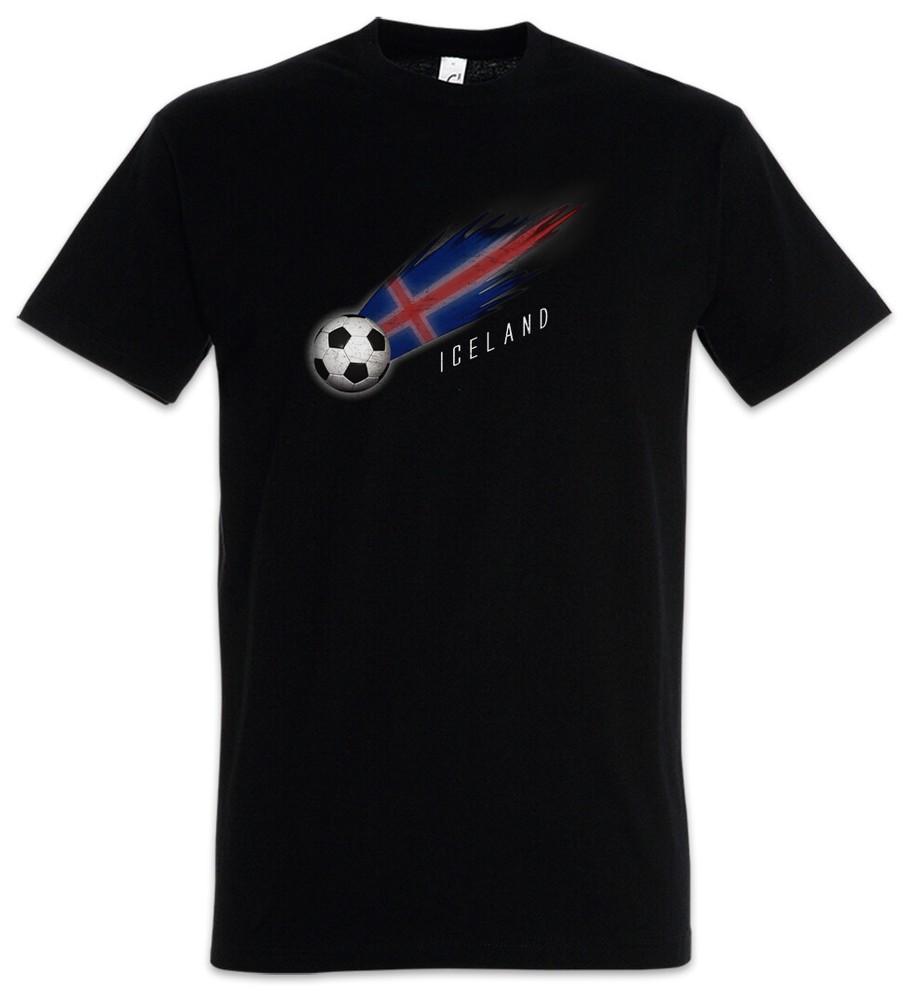 

Iceland Football Comet I Mens T-Shirt Icelandic Icelandic Flag L