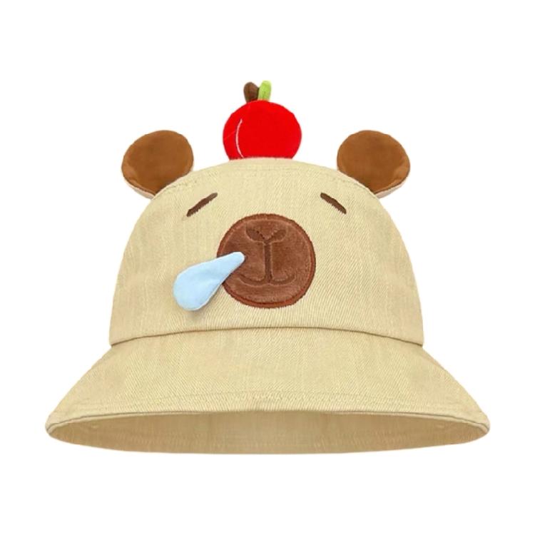 Capybara Embroidery Couple Hat Stylish Streetwear Hat Versatiles Portable Hat Engaging in Leisure Activity