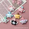 10Pcs Kawai Bright Surface Cartoon Winged Stars Series Resin Flat Back Scrapbook Figurine Diy Bow Decor Accessories Crafts A27