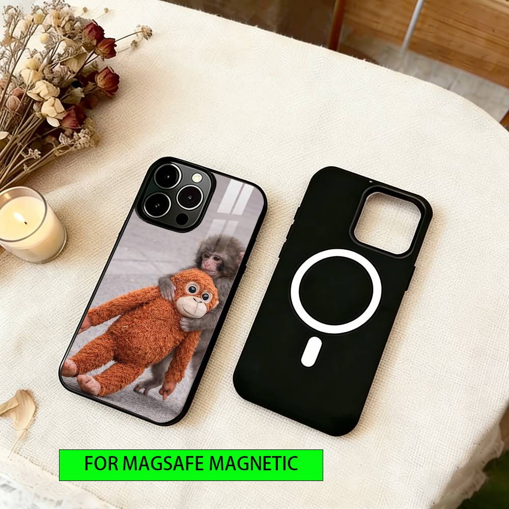little monkey  Phone Case For iPhone17,16,15,14,13,12,11 Plus,Pro Magnetic For Magsafe Wireless Charging