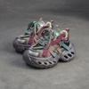 Bequeme Erhöhende Lässige Dad-Schuhe Bunte Klobige Sohle Retro-Stil Damen-Sneaker