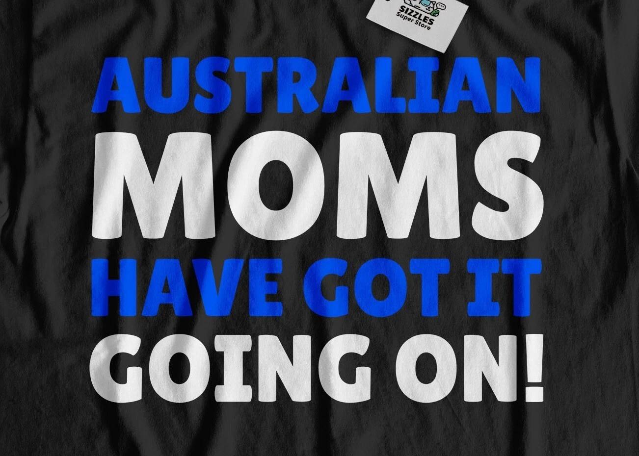 

Funny Australian Mom T-Shirt Aussie Mothers Day Gifts XL