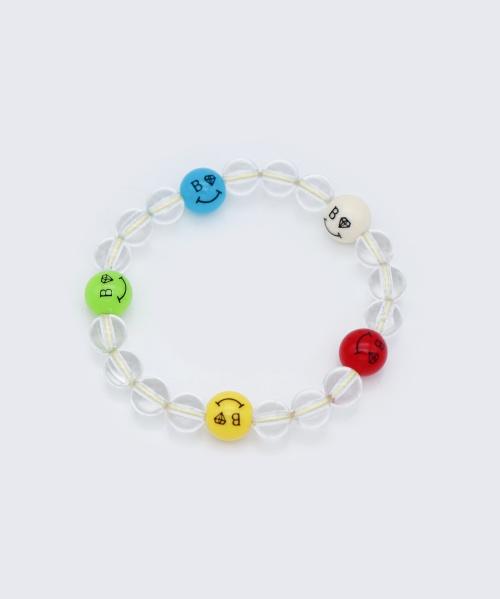 Bonbeau Bold Clear Ball Smile Bracelet Bold Clear Ball Color Smile Ball Banding Bracelet
