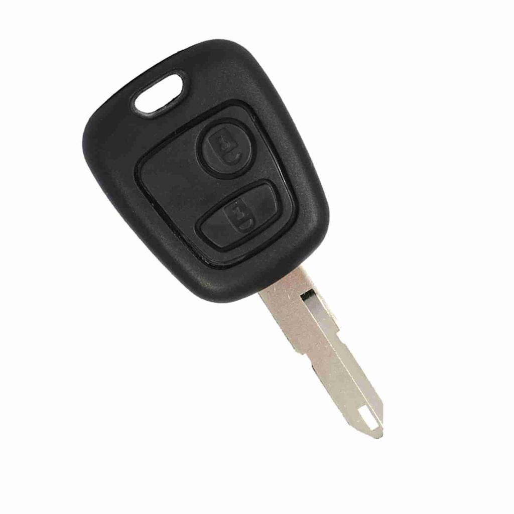 2 Tasten Unbearbeitete Leere Klinge Fernbedienung Auto Schlüssel   für   206