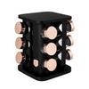 Roterande kryddställ 12 behållare BERLINGER HAUS BH-8559 BLACK ROSE