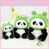 Panda Plush Giant Toy Cute Cartoon Frog Ice Cream Bee Headgear Fun Gift Doll