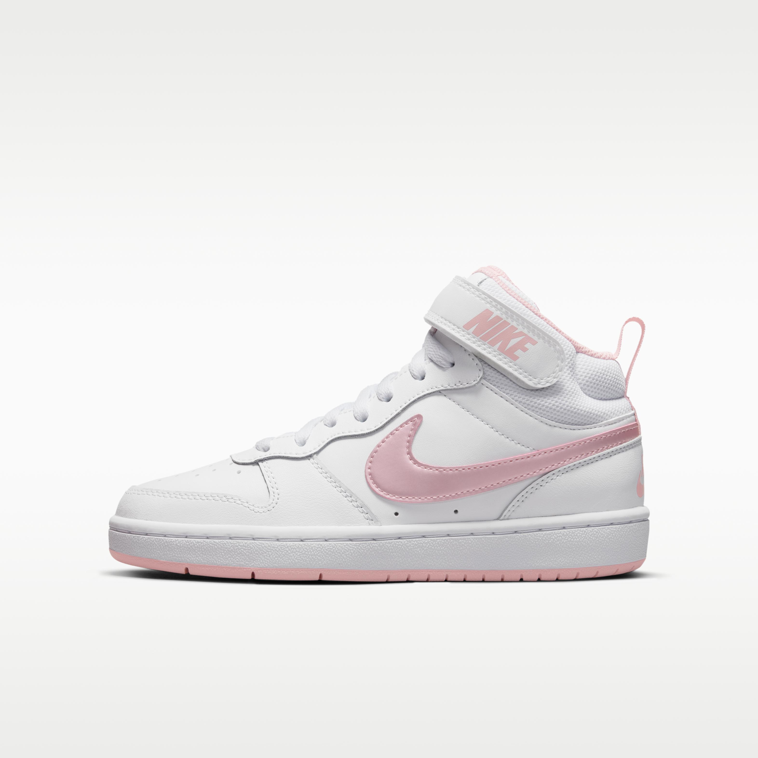 Nike Court Borough Mid 2 White Pink Glaze (GS) 40