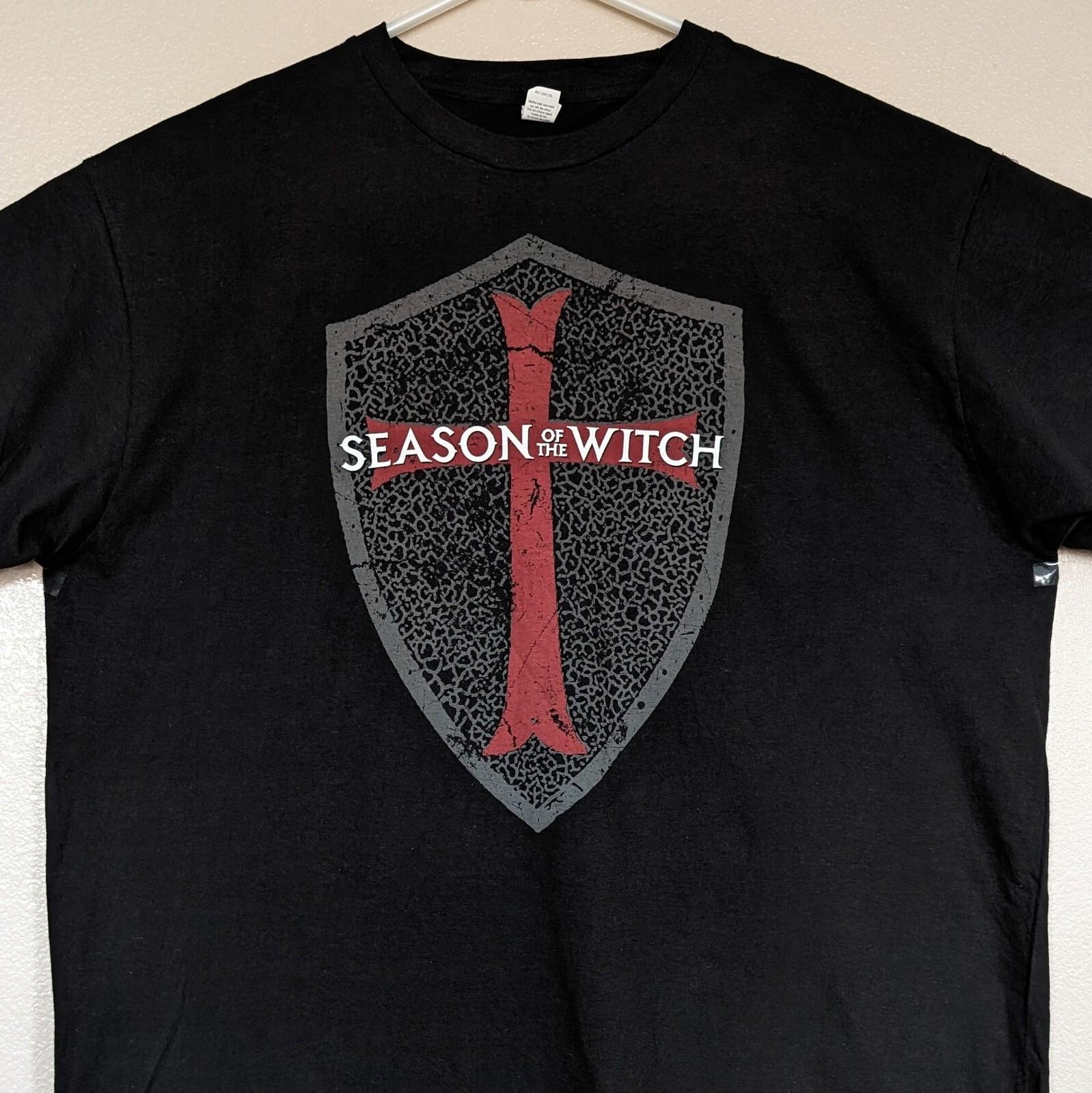 Season of The Witch XL T-Shirt Movie Promo Nicholas Cage Ron Perlman Rare Unisex T-Shirt M