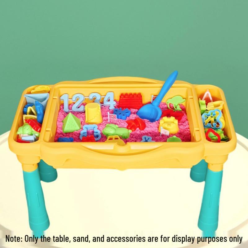 Handmade Colored Playdough Set for Kids with Molds and DIY Tools