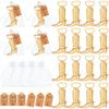 99 Pcs Cowboy Boot Bottle Opener Set Cowgirl Western DerbyCowboy Beer Bottle Opener Organza Bag Thank You Tag and Jute Rope