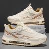 Mens Sports Shoes 2026 New Breathable Mesh Button Rotation Design Simple Fashion Autumn Outdoor Leisure Running Shoes Men