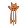 Bear Flower Rabbit Animal Heart Clothing Accessory Fashion Jewelry Women Brooch Wooden Brooch