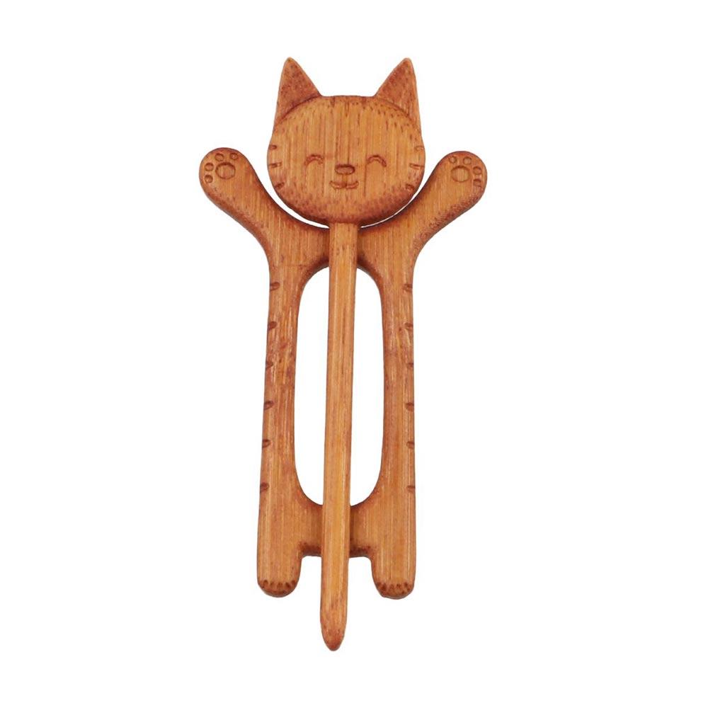 Bear Flower Rabbit Animal Heart Clothing Accessory Fashion Jewelry Women Brooch Wooden Brooch
