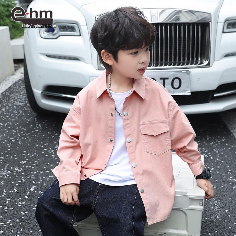 Little Elephant Hamm Boys' Long-Sleeve Cotton Shirt