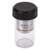 4X Objective Lens Parallel Optical Infinite Objective Replacement Microscope Accessory RMS Thread