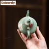 181ml Creative Yixing Purple Clay Teapots Handmade Siting Pot Raw Ore Bean Green Sand Mud Kettle Zisha Tea Set Ornaments Gifts