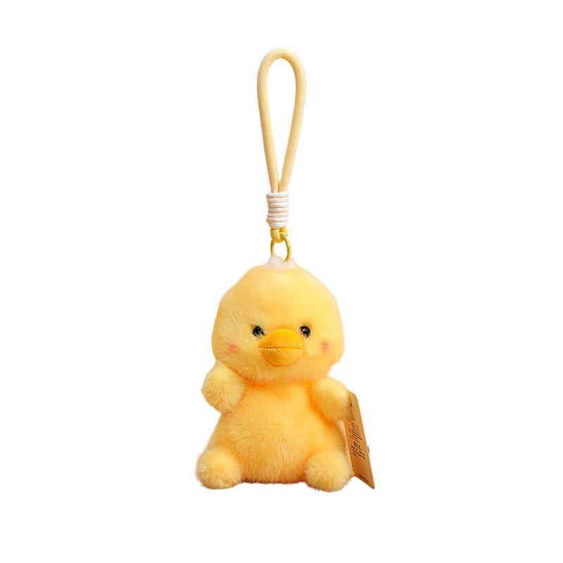 Cute Dinosaur Plush Toy With Cartoon Design And Keyring For Kids Gift