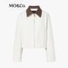 MO&Co. Women's Lapel Collar Cotton Jacket