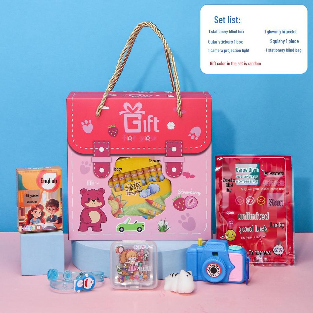Back-to-School Gift Box: Ideal for Boys & Girls, Birthday Favors, Sharing Gifts, Rewards, Kindergarten & Primary School Students