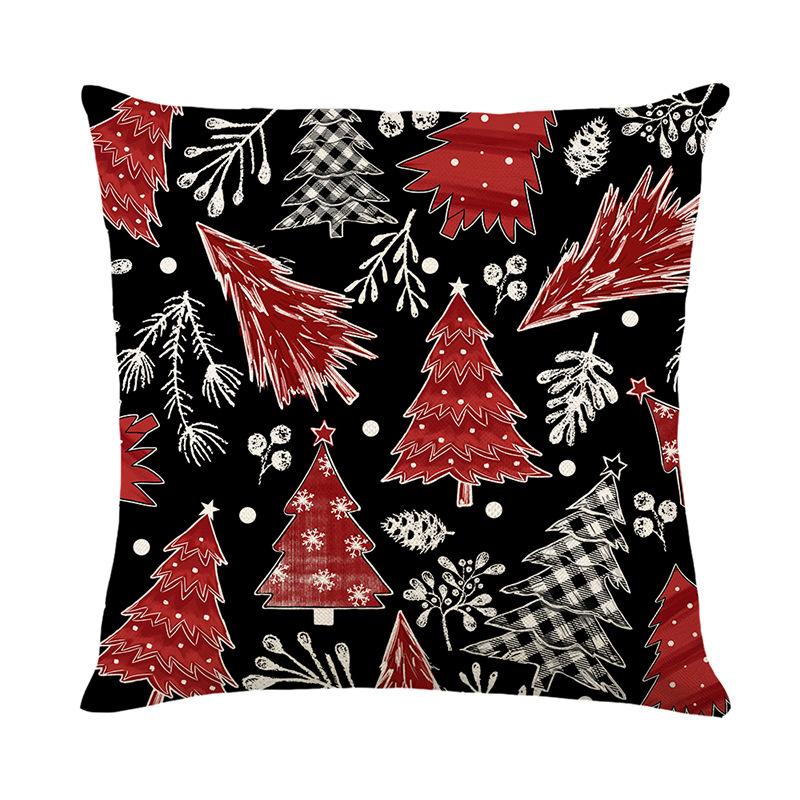 45x45cm Christmas Cushion Cover Pillowcase 2026 Christmas Decorations for Home Ornament Xmas New Year Christmas Decor For Sofa